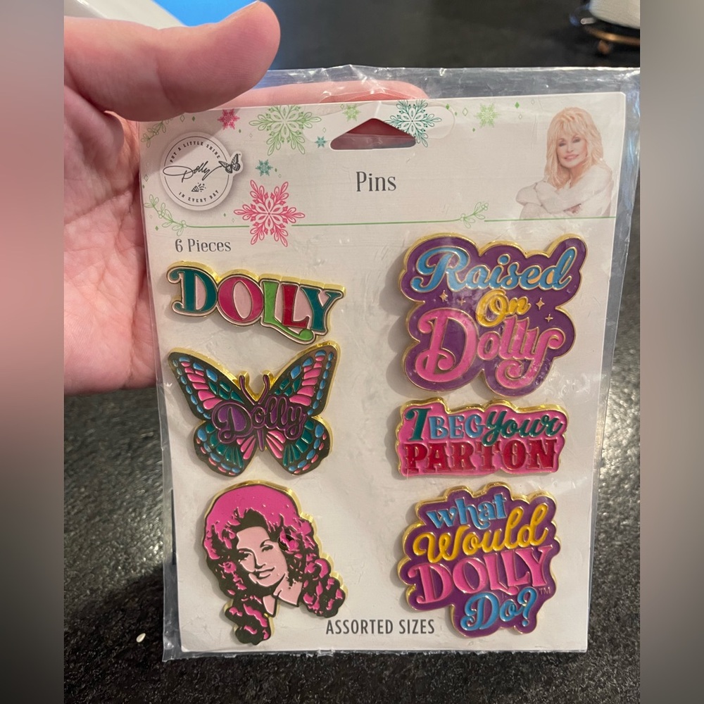 Dolly Pin Set - Multicolor Enamel Accessory Pins